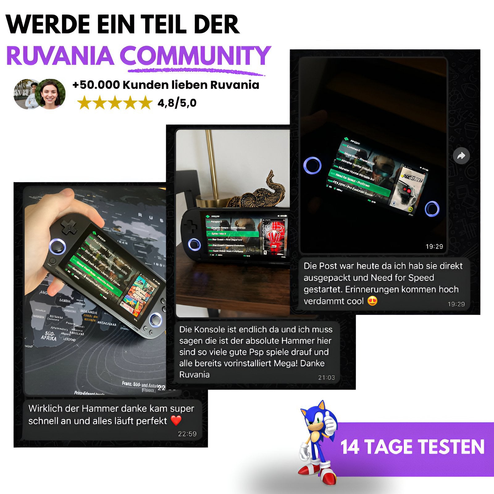 Ruvania - Retro Pro Spielkonsole